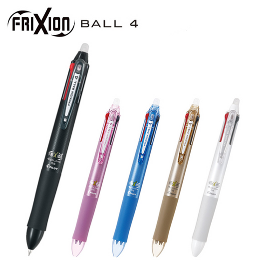 【PILOT】Stylo à bille 4 couleurs effaçable FriXion Ball 4  【Fin 0.5mm】